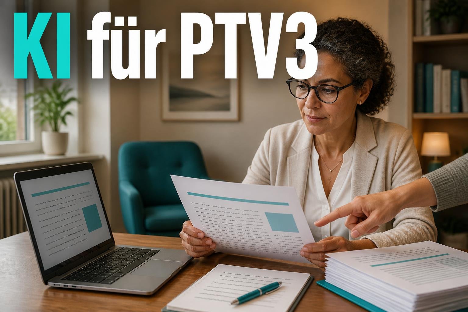 Psychotherapie KI für automatische PTV3‑Berichte in der ambulanten Praxis